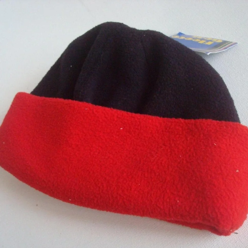CHICAGO BULLS‎ BEANIE KNIT FLEECE G-CAP 90S HAT CAP 00S Y2K VINTAGE S5
